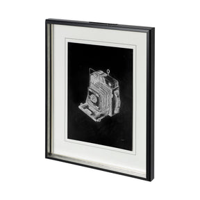 Pacemaker Black I by Alarm a Hand Embellished Textured Framed Art Print Matted under Glass by Mercana at Eve Furniture
