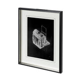 Pacemaker Black II by Alarm a Hand Embellished Textured Framed Art Print Matted under Glass by Mercana at Eve Furniture