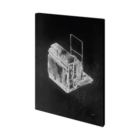 Pacemaker Black II by Mercana Studio a Hand Embellished Textured Canvas by Mercana at Eve Furniture