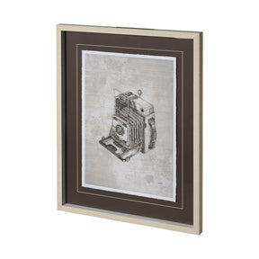 Pacemaker Bronze I by Alarm a Hand Embellished Textured Framed Art Print Matted under Glass by Mercana at Eve Furniture