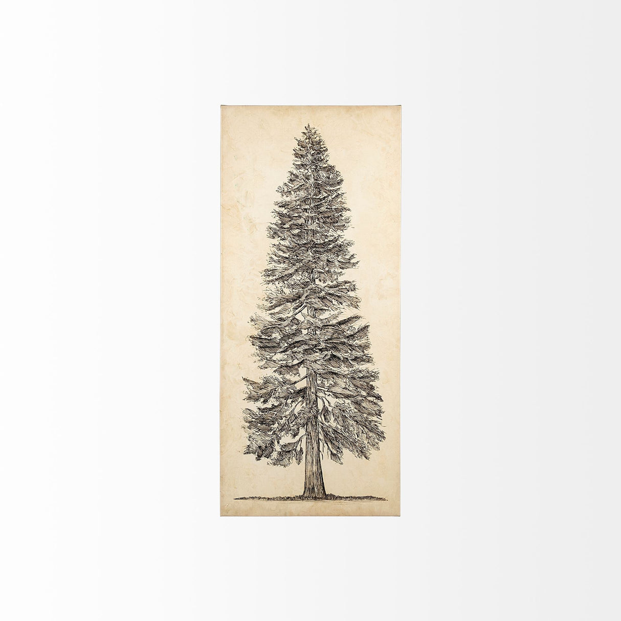 Pacific North West Tree Sketch I by Melissa Wang a Hand Embellished Textured Canvas by Mercana at Eve Furniture