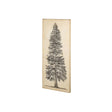 Pacific North West Tree Sketch I by Melissa Wang a Hand Embellished Textured Canvas by Mercana at Eve Furniture
