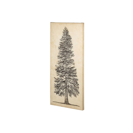 Pacific North West Tree Sketch I by Melissa Wang a Hand Embellished Textured Canvas by Mercana at Eve Furniture