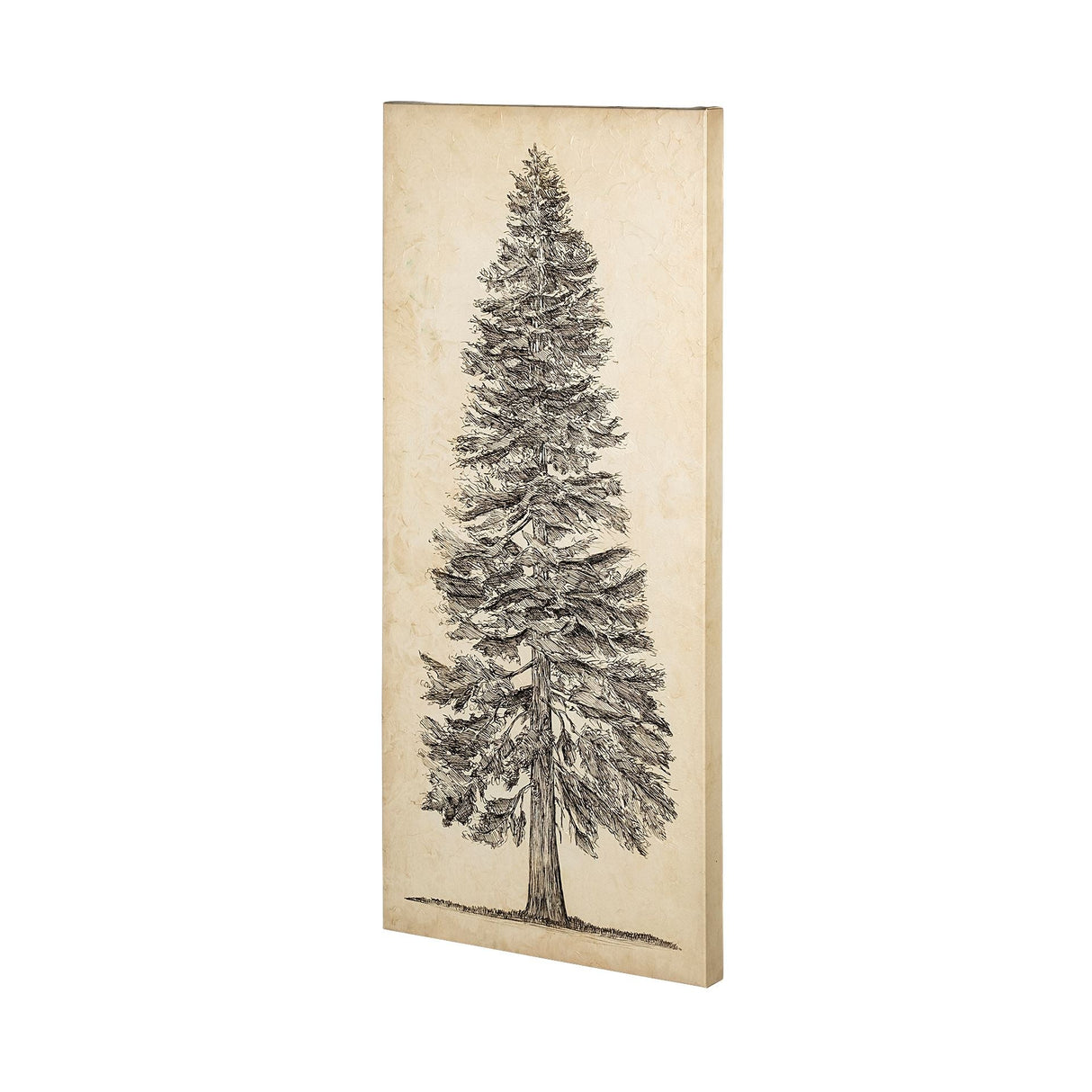 Pacific North West Tree Sketch I by Melissa Wang a Hand Embellished Textured Canvas by Mercana at Eve Furniture
