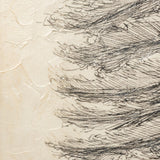 Pacific North West Tree Sketch II by Melissa Wang a Hand Embellished Textured Canvas by Mercana at Eve Furniture