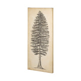 Pacific North West Tree Sketch II by Melissa Wang a Hand Embellished Textured Canvas by Mercana at Eve Furniture
