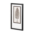 Pacific North West Tree Sketch II Melissa Wang Hand Embellished Framed Art Print Matted under Glass by Mercana at Eve Furniture