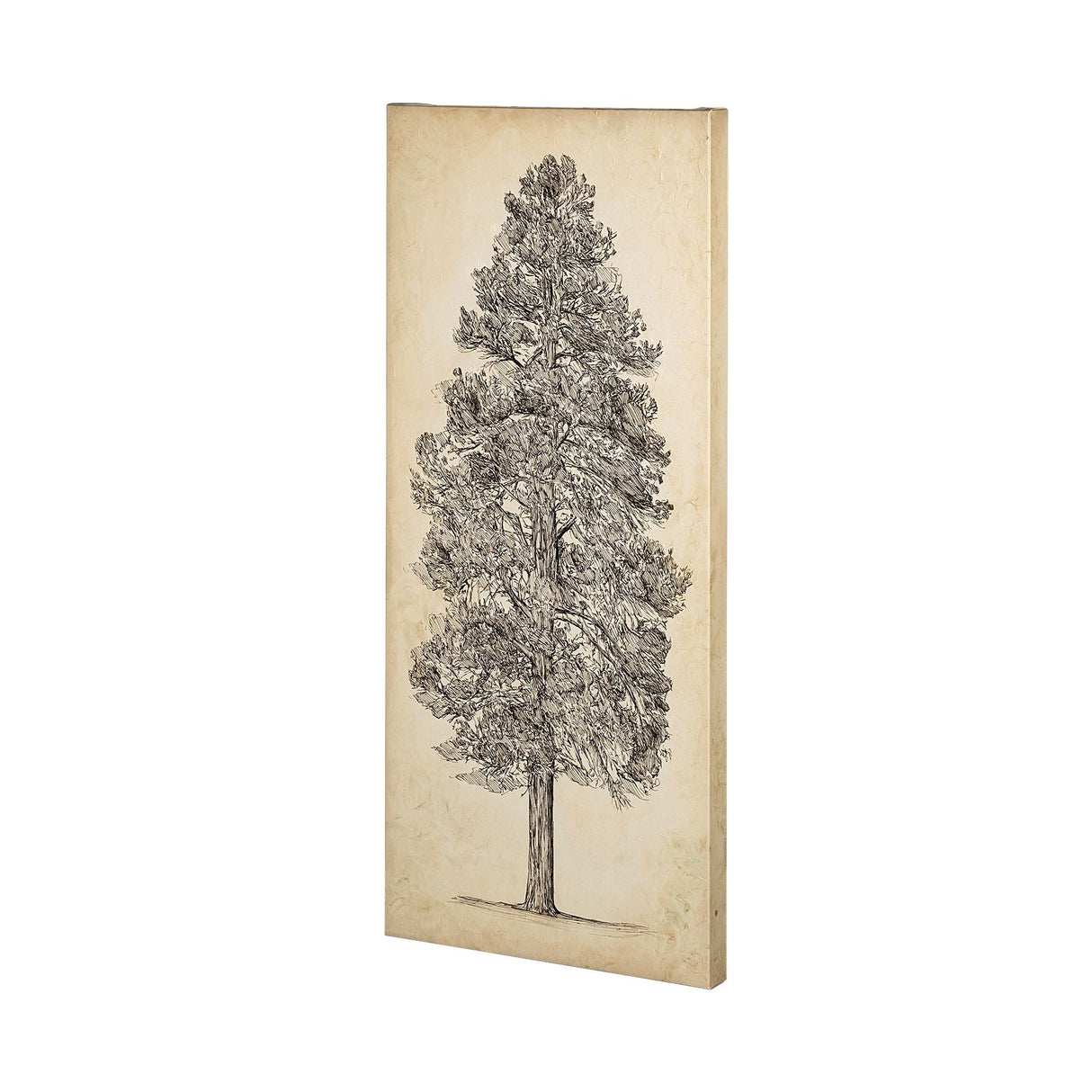 Pacific North West Tree Sketch III by Melissa Wang a Hand Embellished Textured Canvas by Mercana at Eve Furniture