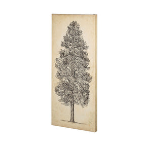 Pacific North West Tree Sketch III by Melissa Wang a Hand Embellished Textured Canvas by Mercana at Eve Furniture