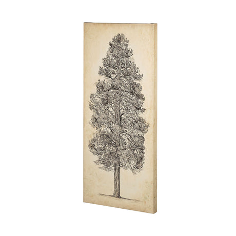 Pacific North West Tree Sketch III by Melissa Wang a Hand Embellished Textured Canvas by Mercana at Eve Furniture