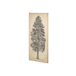 Pacific North West Tree Sketch III by Melissa Wang a Hand Embellished Textured Canvas by Mercana at Eve Furniture