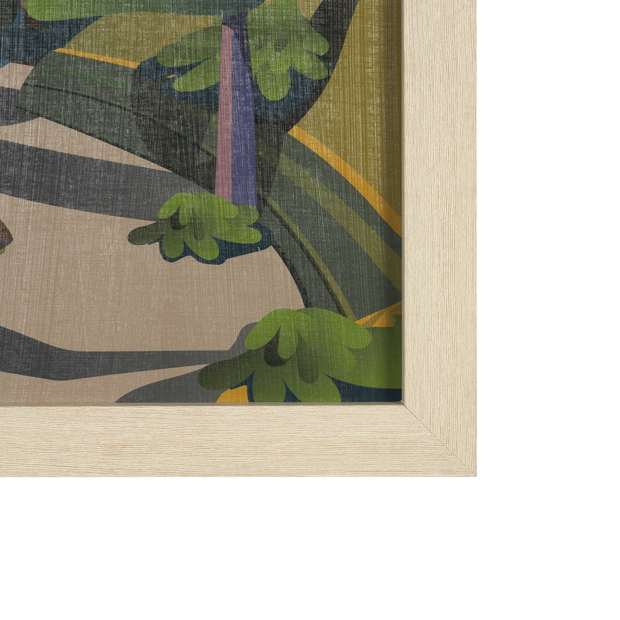 Pacific Rim GO (L) by Mercana Studio a Hand Embellished Decograph Framed Art Print by Mercana at Eve Furniture
