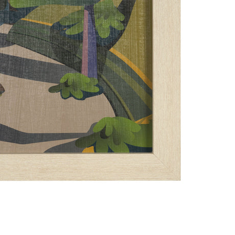 Pacific Rim GO (L) by Mercana Studio a Hand Embellished Decograph Framed Art Print by Mercana at Eve Furniture