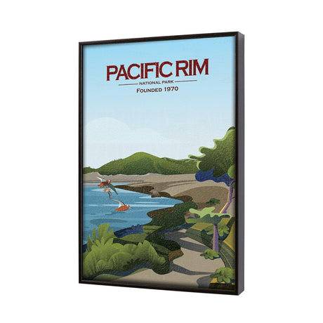 Pacific Rim GO (SM) by Mercana Studio a Hand Embellished Decograph Framed Art Print by Mercana at Eve Furniture