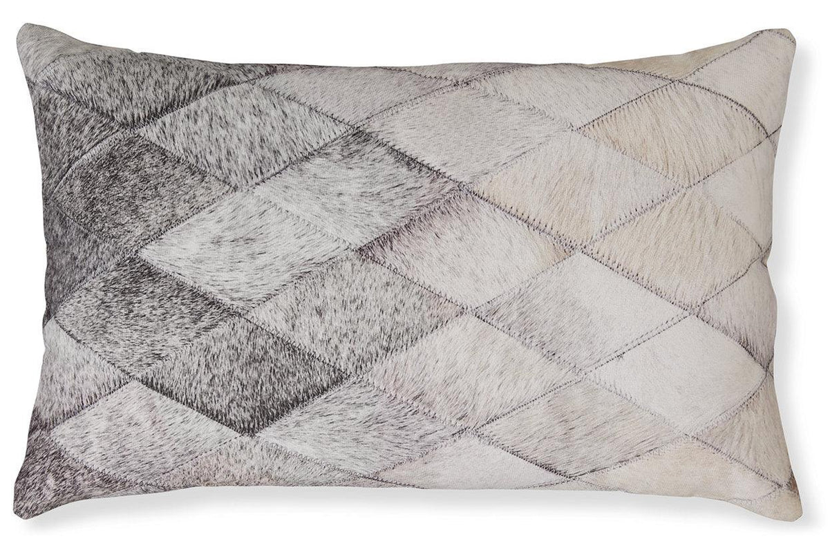Pacrich Gray/Brown Pillow by Ashley at Eve Furniture