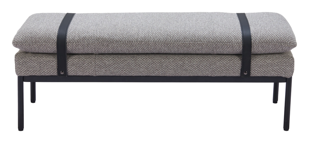 Padd Gray Bench by Zuomod at Eve Furniture