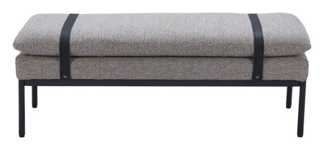 Padd Gray Bench by Zuomod at Eve Furniture