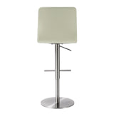 Paddy Performance Vegan Leather Adjustable Stool by TOV Furniture at Eve Furniture