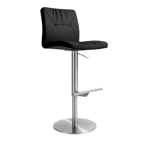 Paddy Performance Vegan Leather Adjustable Stool by TOV Furniture at Eve Furniture