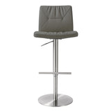 Paddy Performance Vegan Leather Adjustable Stool by TOV Furniture at Eve Furniture