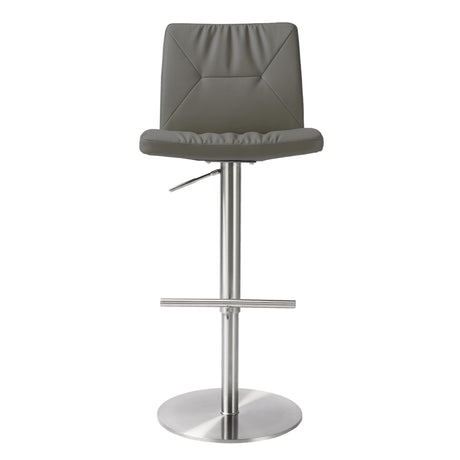 Paddy Performance Vegan Leather Adjustable Stool by TOV Furniture at Eve Furniture