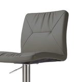 Paddy Performance Vegan Leather Adjustable Stool by TOV Furniture at Eve Furniture