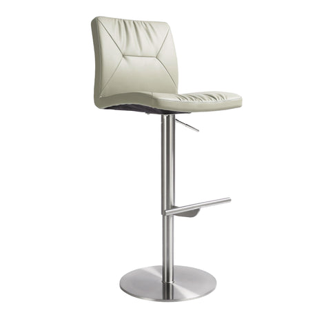 Paddy Performance Vegan Leather Adjustable Stool by TOV Furniture at Eve Furniture