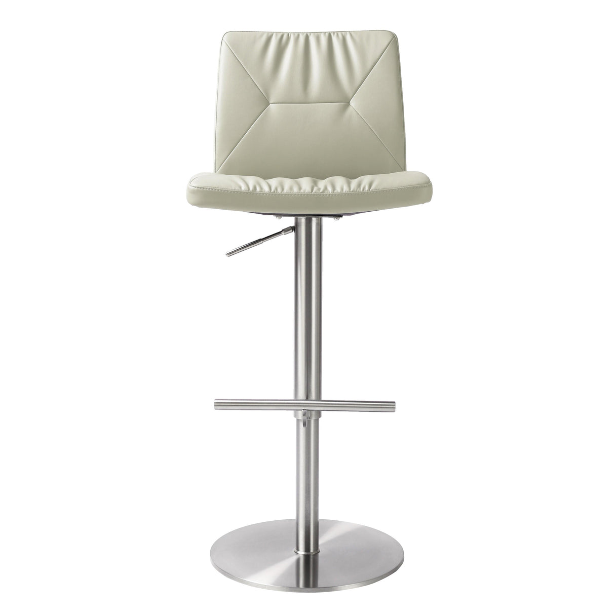 Paddy Performance Vegan Leather Adjustable Stool by TOV Furniture at Eve Furniture