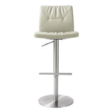 Paddy Performance Vegan Leather Adjustable Stool by TOV Furniture at Eve Furniture