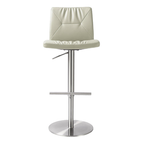 Paddy Performance Vegan Leather Adjustable Stool by TOV Furniture at Eve Furniture