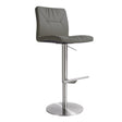 Paddy Performance Vegan Leather Adjustable Stool by TOV Furniture at Eve Furniture