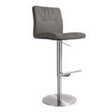 Paddy Performance Vegan Leather Adjustable Stool by TOV Furniture at Eve Furniture