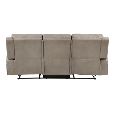 Pagosa Brown 2-Piece Double Reclining Set by Homelegance at Eve Furniture