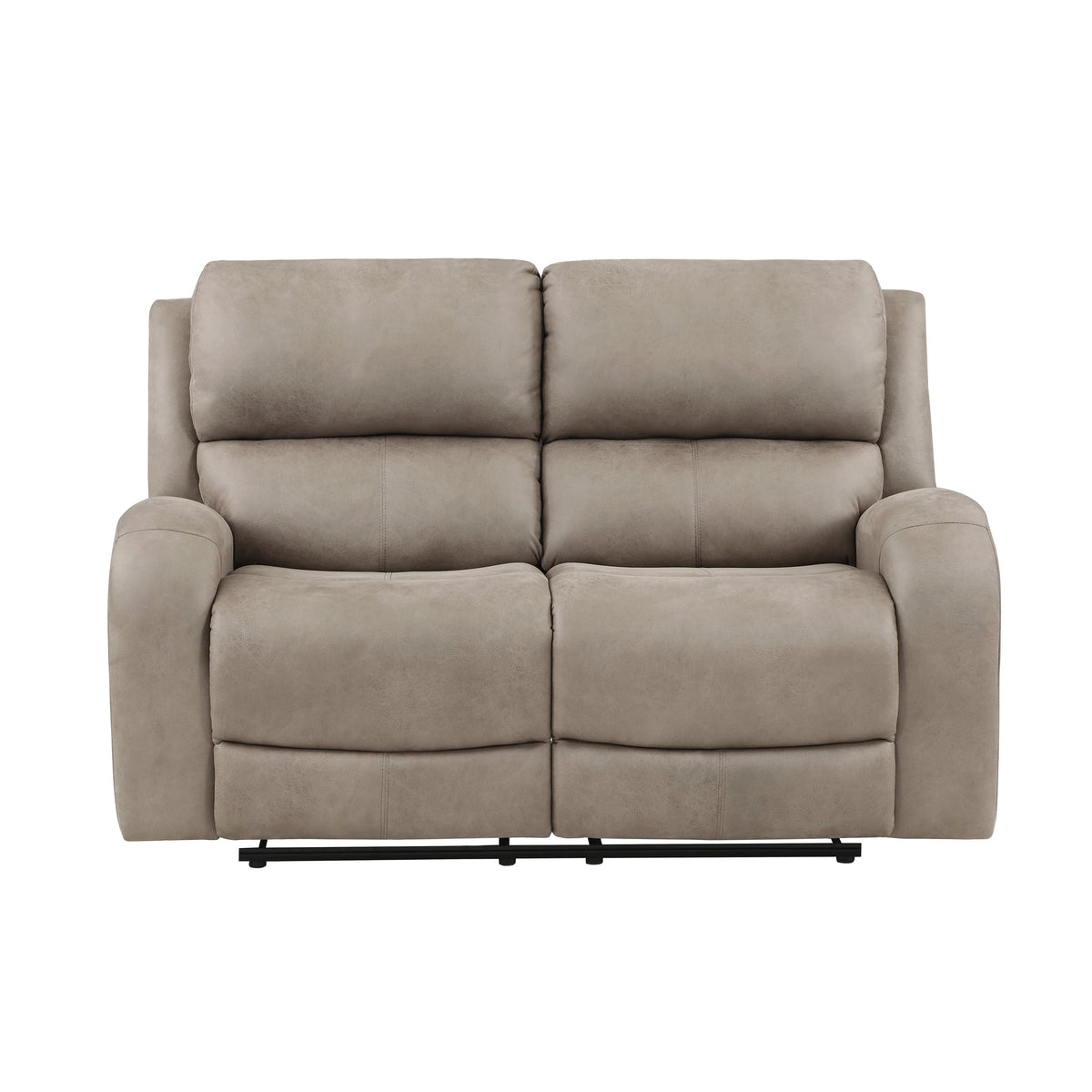 Pagosa Brown 2-Piece Double Reclining Set by Homelegance at Eve Furniture