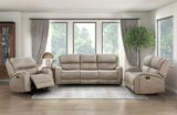 Pagosa Brown Double Reclining Living Room Set by Homelegance at Eve Furniture