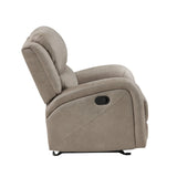 Pagosa Brown Rocker Reclining Chair by Homelegance at Eve Furniture