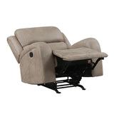 Pagosa Brown Rocker Reclining Chair by Homelegance at Eve Furniture