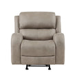 Pagosa Brown Rocker Reclining Chair by Homelegance at Eve Furniture