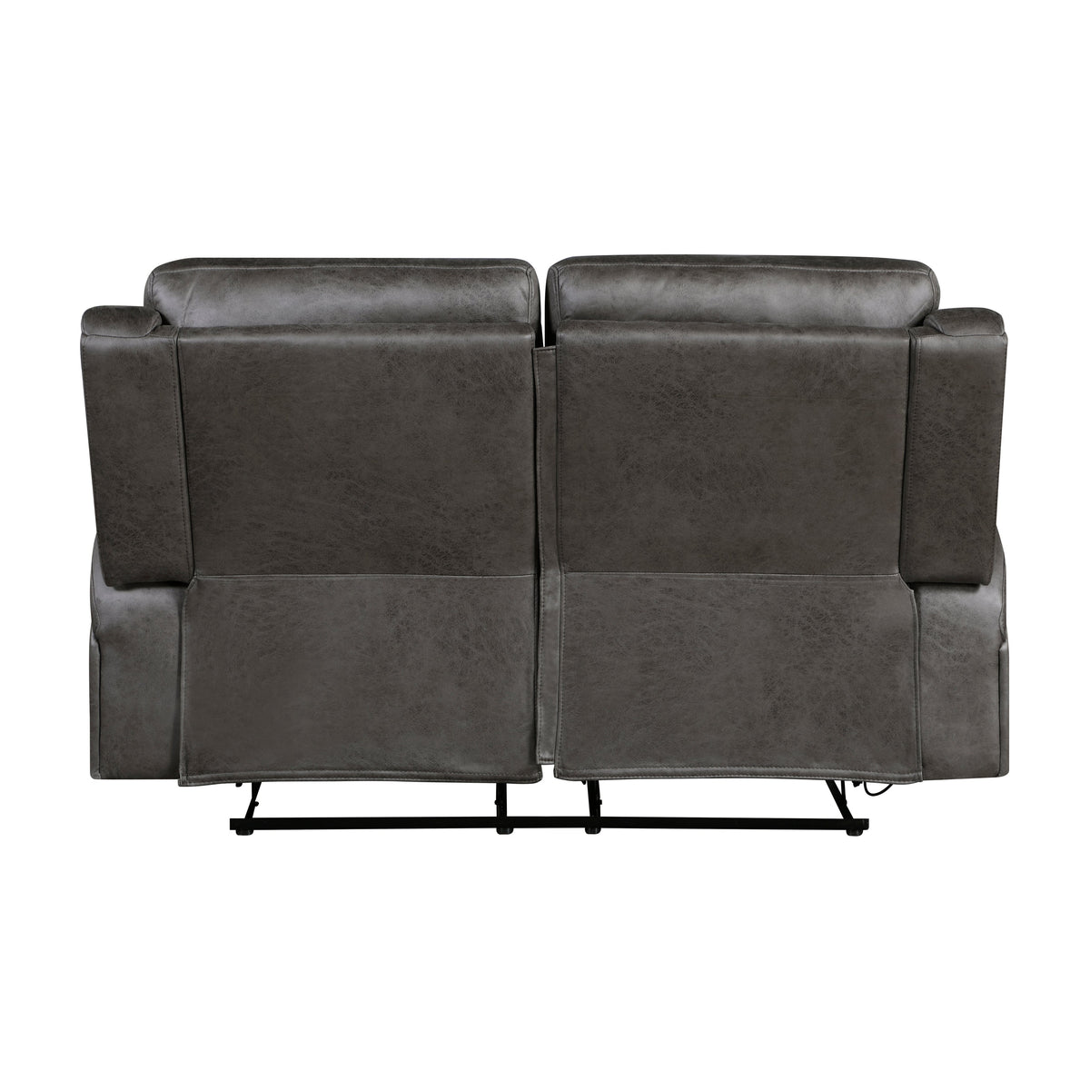 Pagosa Gray 2-Piece Double Reclining Set by Homelegance at Eve Furniture