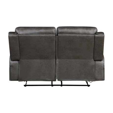 Pagosa Gray Double Reclining Living Room Set by Homelegance at Eve Furniture