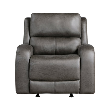 Pagosa Gray Double Reclining Living Room Set by Homelegance at Eve Furniture