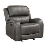 Pagosa Gray Double Reclining Living Room Set by Homelegance at Eve Furniture