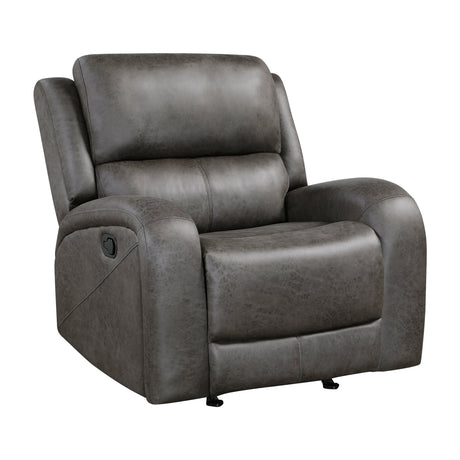 Pagosa Gray Double Reclining Living Room Set by Homelegance at Eve Furniture