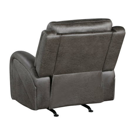 Pagosa Gray Double Reclining Living Room Set by Homelegance at Eve Furniture