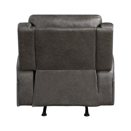 Pagosa Gray Double Reclining Living Room Set by Homelegance at Eve Furniture
