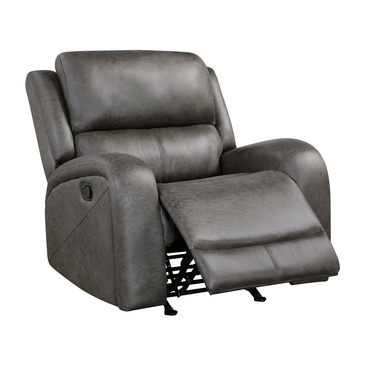 Pagosa Gray Double Reclining Living Room Set by Homelegance at Eve Furniture