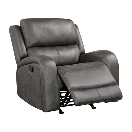 Pagosa Gray Double Reclining Living Room Set by Homelegance at Eve Furniture
