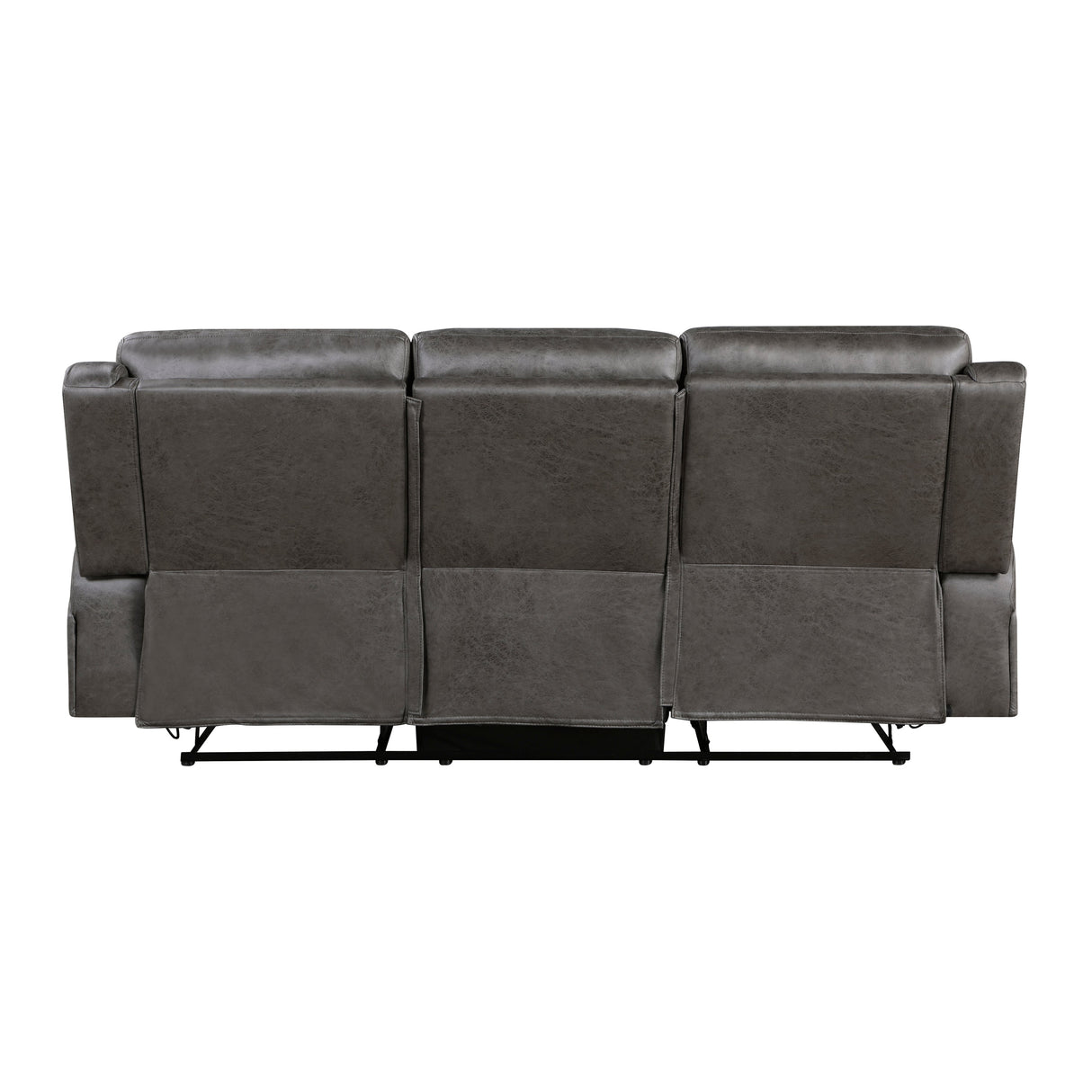 Pagosa Gray Double Reclining Living Room Set by Homelegance at Eve Furniture