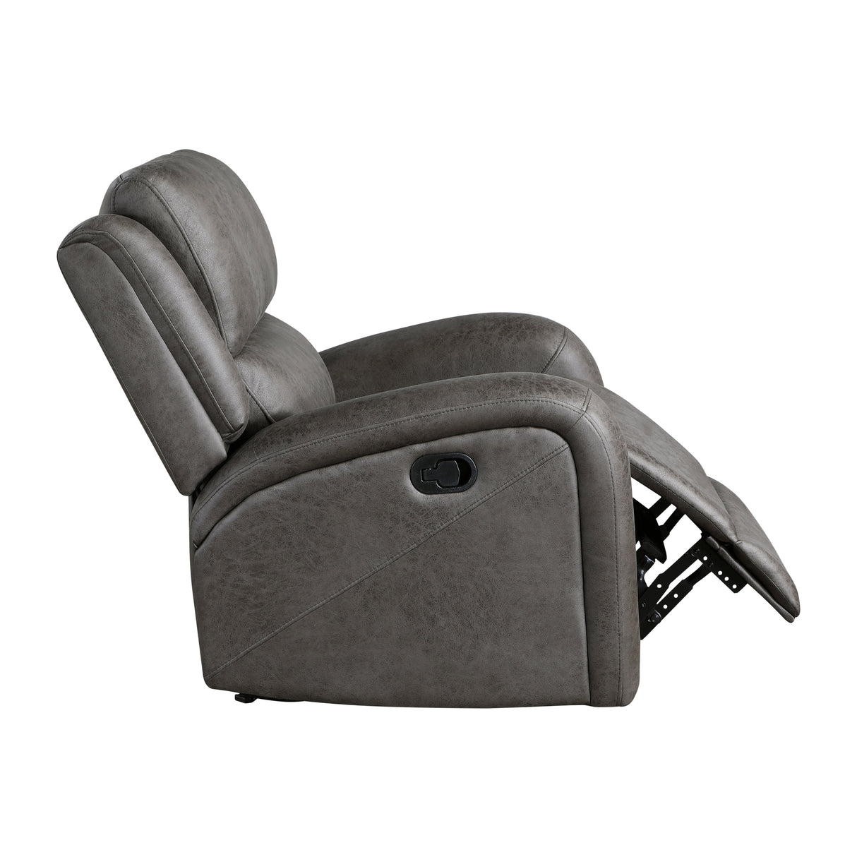 Pagosa Gray Rocker Reclining Chair by Homelegance at Eve Furniture
