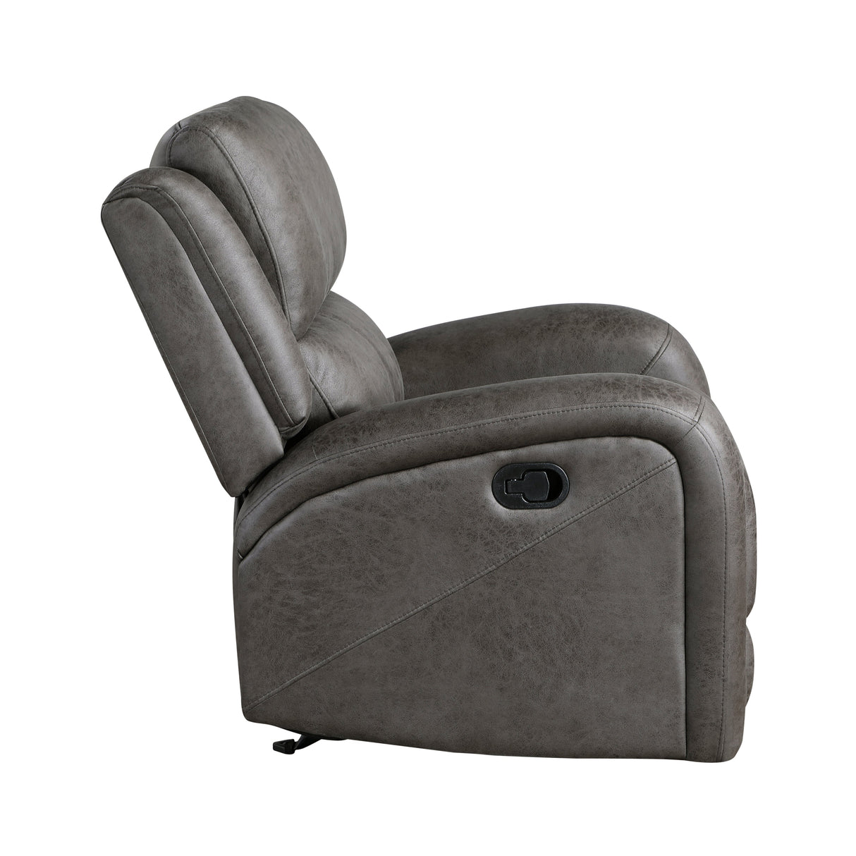 Pagosa Gray Rocker Reclining Chair by Homelegance at Eve Furniture